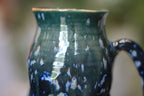 11-E Blue EXPERIMENT Barely Flared Textured Divot Mug, 20 oz.
