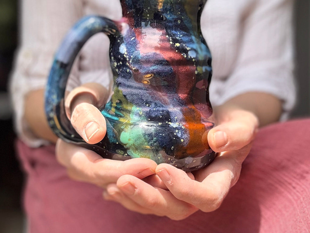 14-A Rainbow Stellar Cuddle Mug - TOP SHELF, 22 oz.