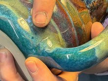 Load image into Gallery viewer, 14-C Turquoise PROTOTYPE Swirly Mug, 26 oz.