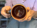 14-C Turquoise PROTOTYPE Swirly Mug, 26 oz.