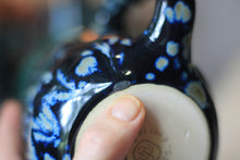 Load image into Gallery viewer, 11-E Blue EXPERIMENT Barely Flared Textured Divot Mug, 20 oz.