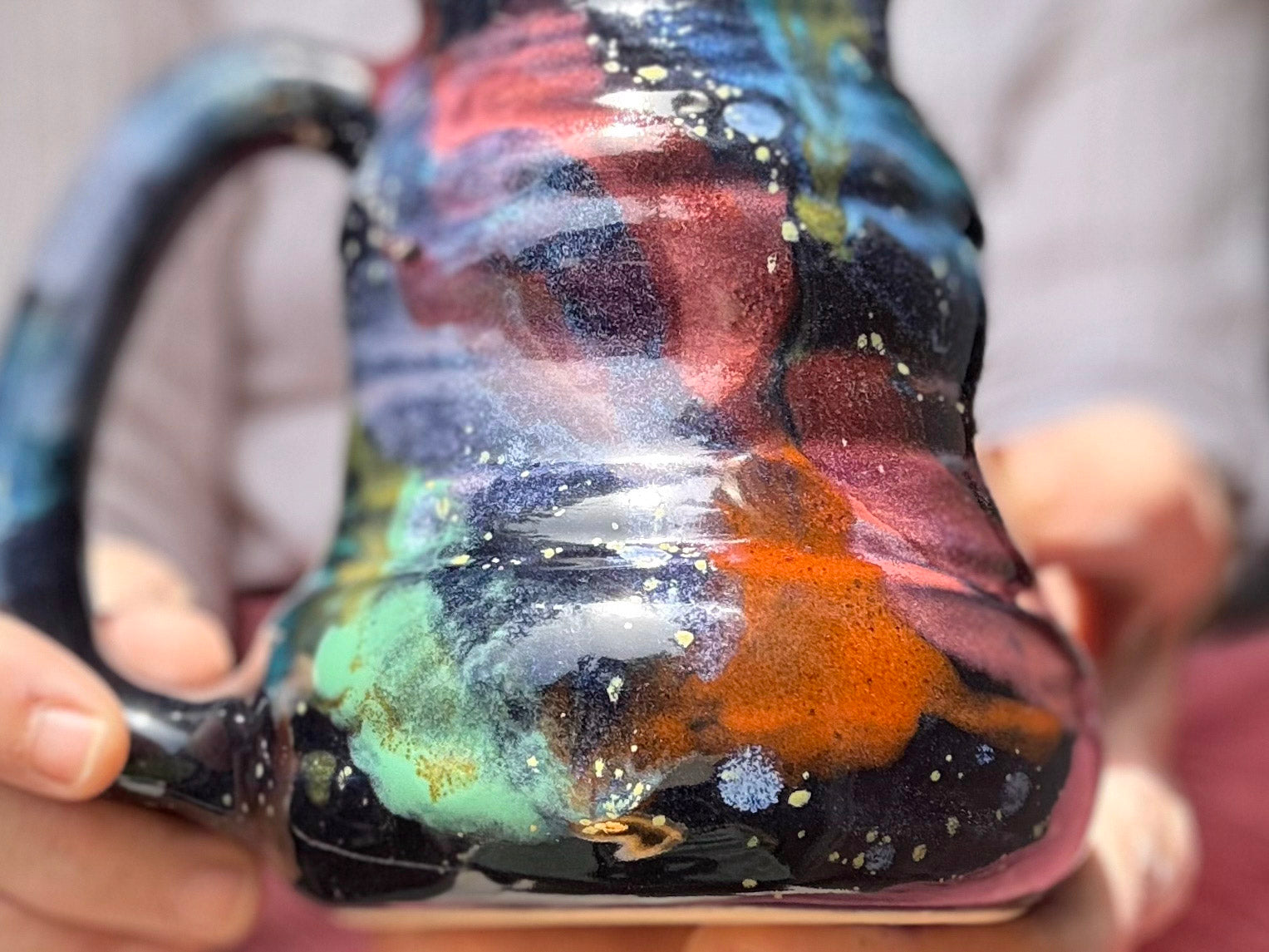 14-A Rainbow Stellar Cuddle Mug - TOP SHELF, 22 oz.