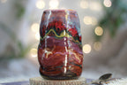 12-E Brown EXPERIMENT Textured Mug, 20 oz.
