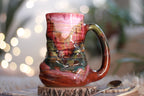 08-B Strawberry Hills Textured Divot Mug, 17 oz.