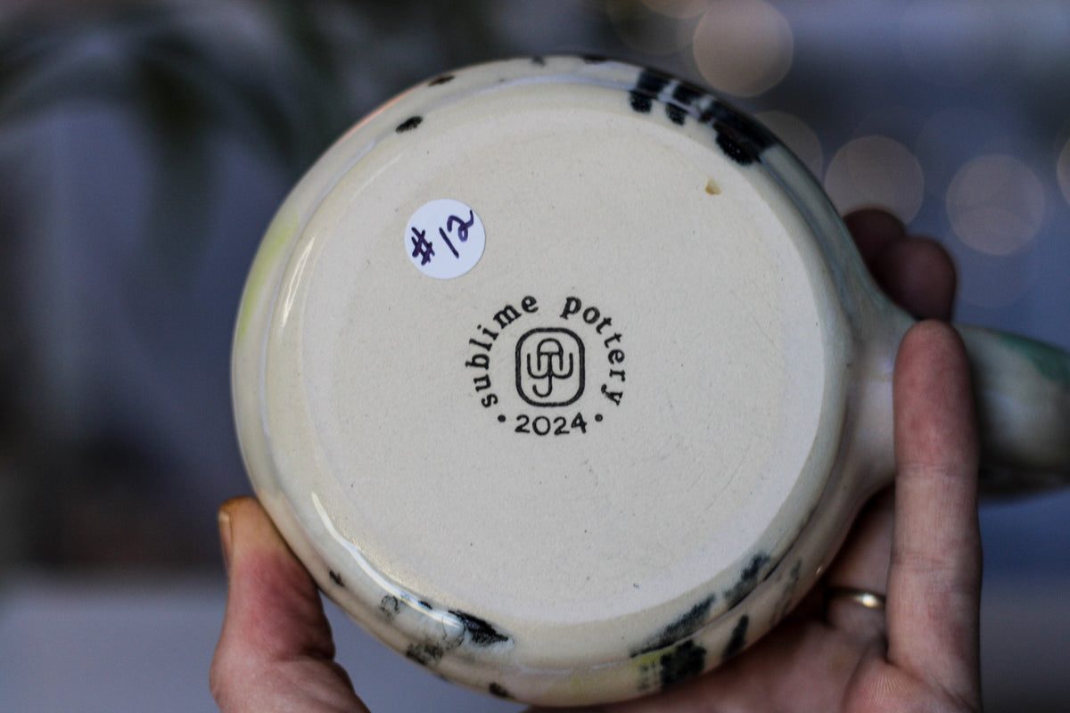 12-D Atomic Jazz Acorn Gourd Mug, 20 oz.
