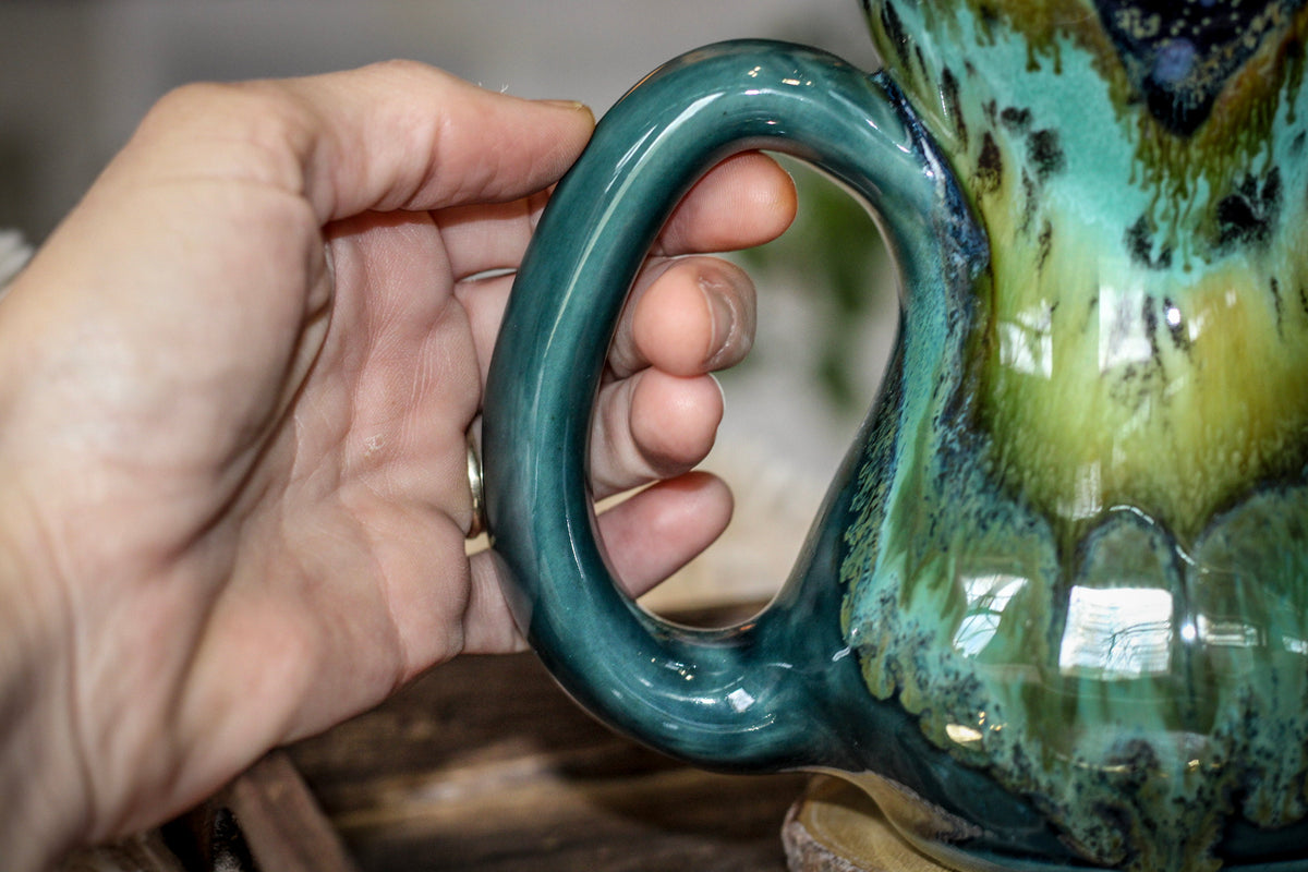 13-A Rocky Mountain Midnight Acorn Gourd Mug - TOP SHELF, 21 oz.