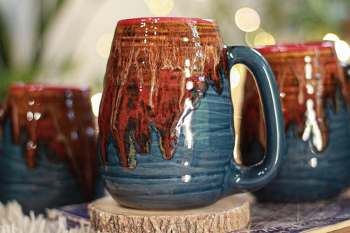 11-F Alchemy of Opposites Textured Mug, 18 oz. (This listing is for one mug)