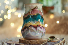 Load image into Gallery viewer, 11-C Purple Mountain Majesty PROTOTYPE Barely Flared Textured Divot Mug, 22 oz.