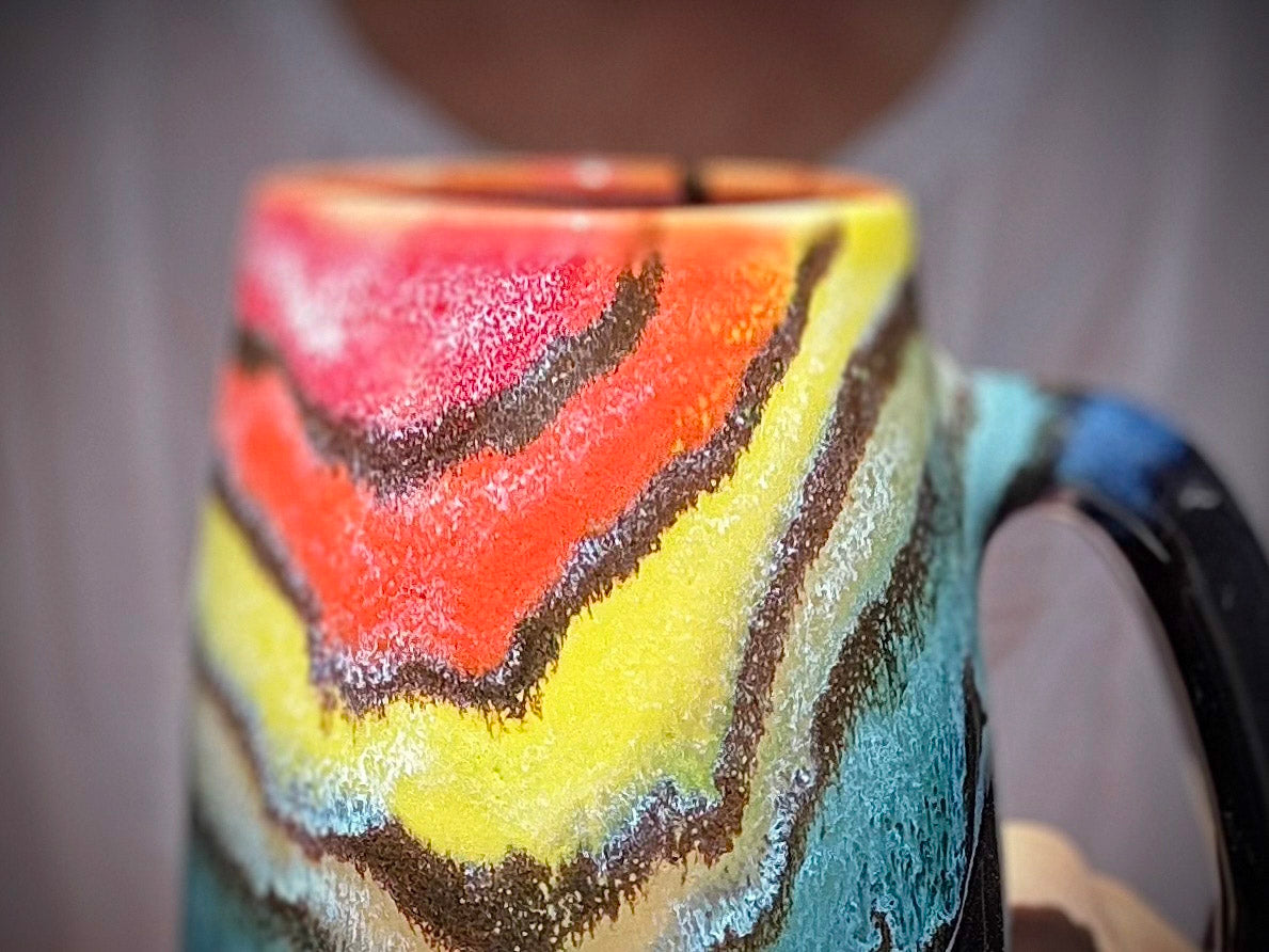 13-C Rainbow Family Mug, 23 oz.