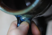 Load image into Gallery viewer, 11-E Blue EXPERIMENT Barely Flared Textured Divot Mug, 20 oz.