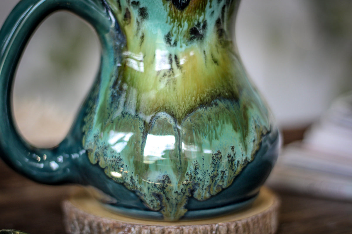 13-A Rocky Mountain Midnight Acorn Gourd Mug - TOP SHELF, 21 oz.