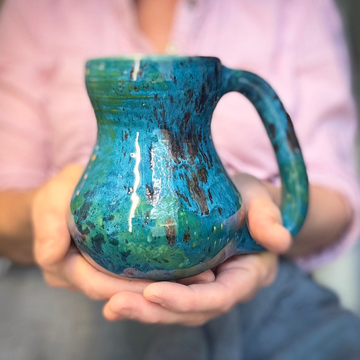 13-D Stone EXPERIMENT Curvy Mug, 19 oz.
