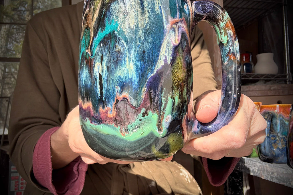 13-D Cosmic Grotto Mug, 25 oz.