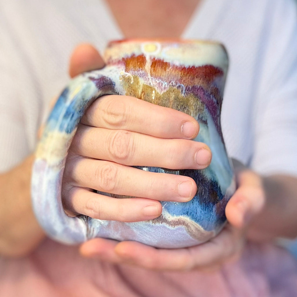 13-D Winter Rainbow Mug, 19 oz.