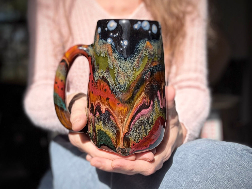 14-B Green Mountain Midnight Mug - TOP SHELF MISFIT, 25 oz.