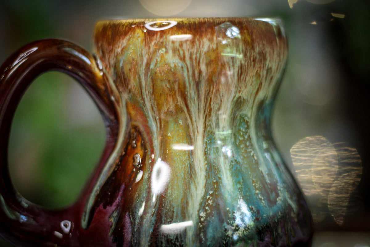 15-D Aqua Falls Acorn Gourd Mug, 17 oz.