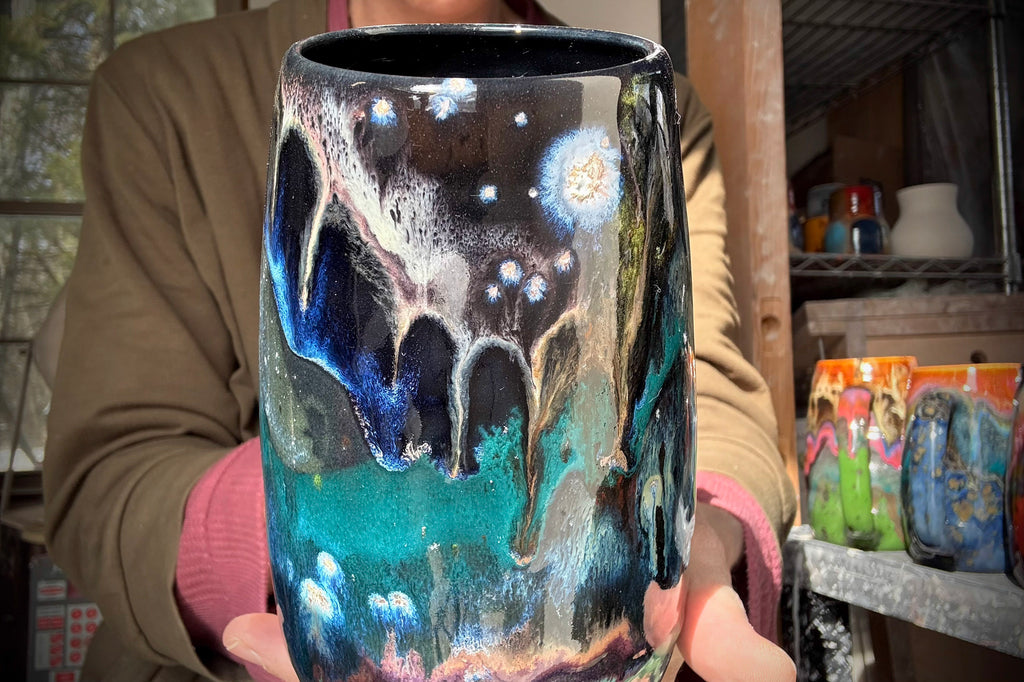 13-D Cosmic Grotto Mug, 25 oz.