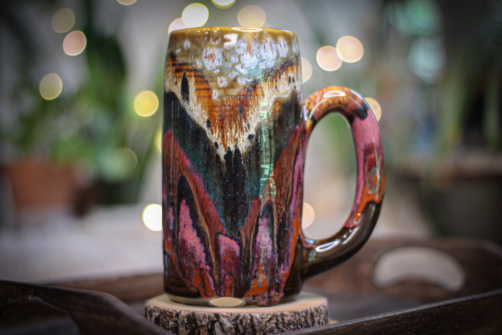 13-A Desert Oasis Variation Textured Acorn Stein Mug - MISFIT, 23 oz. - 30% off