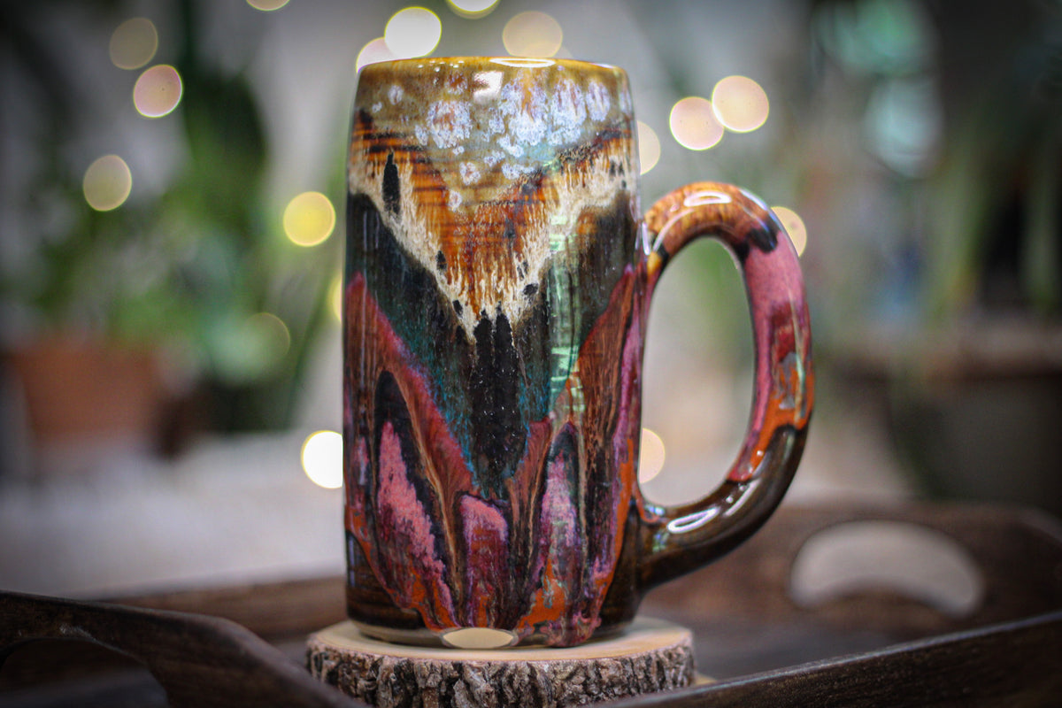 13-A Desert Oasis Variation Textured Acorn Stein Mug - MISFIT, 23 oz. - 30% off