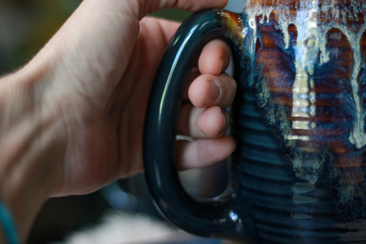 11-F New Wave Textured Mug, 20 oz. (This listing is for one mug)