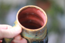 Load image into Gallery viewer, 13-D EXPERIMENT Barely Flared Textured Divot 'Cuddle' Mug, 19 oz.