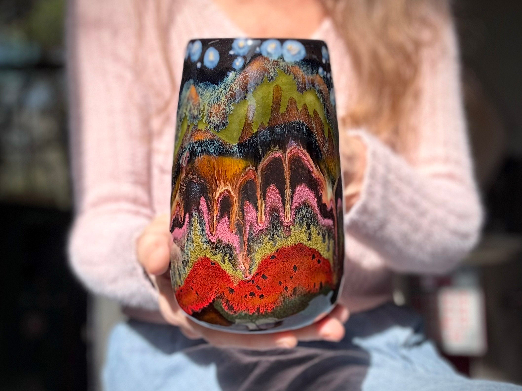 14-B Green Mountain Midnight Mug - TOP SHELF MISFIT, 25 oz.