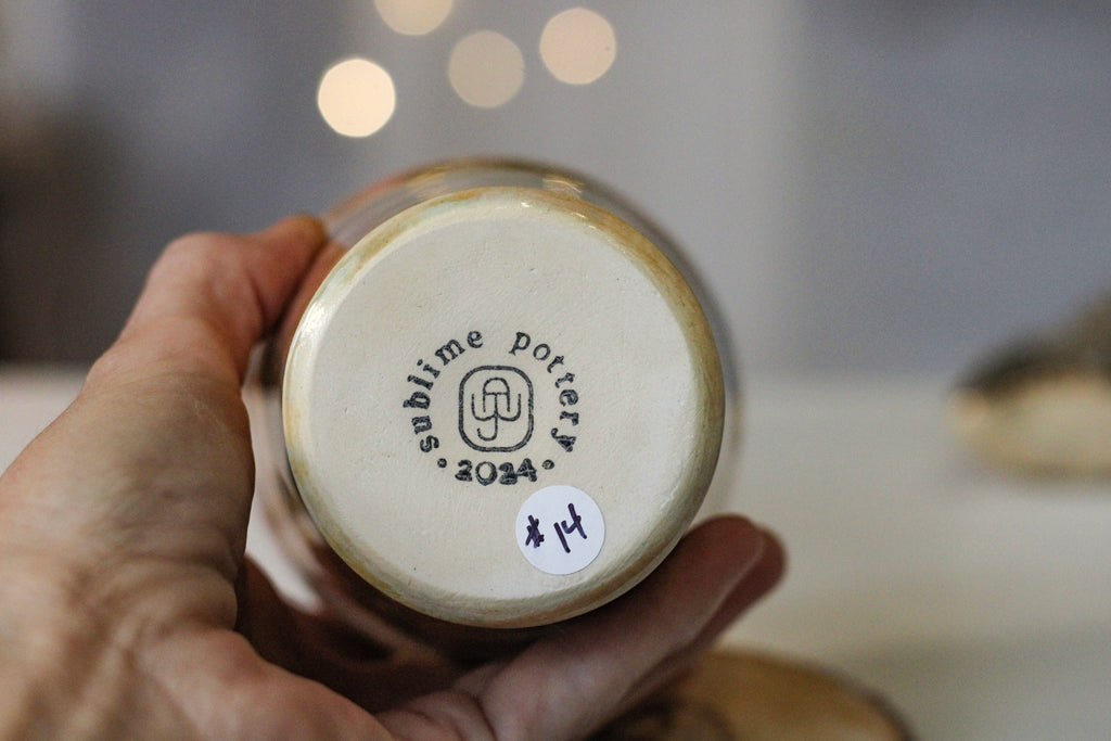 14-D Soft Earth Series PROTOTYPE Acorn Cup - ODDBALL, 16 oz. - 20% off