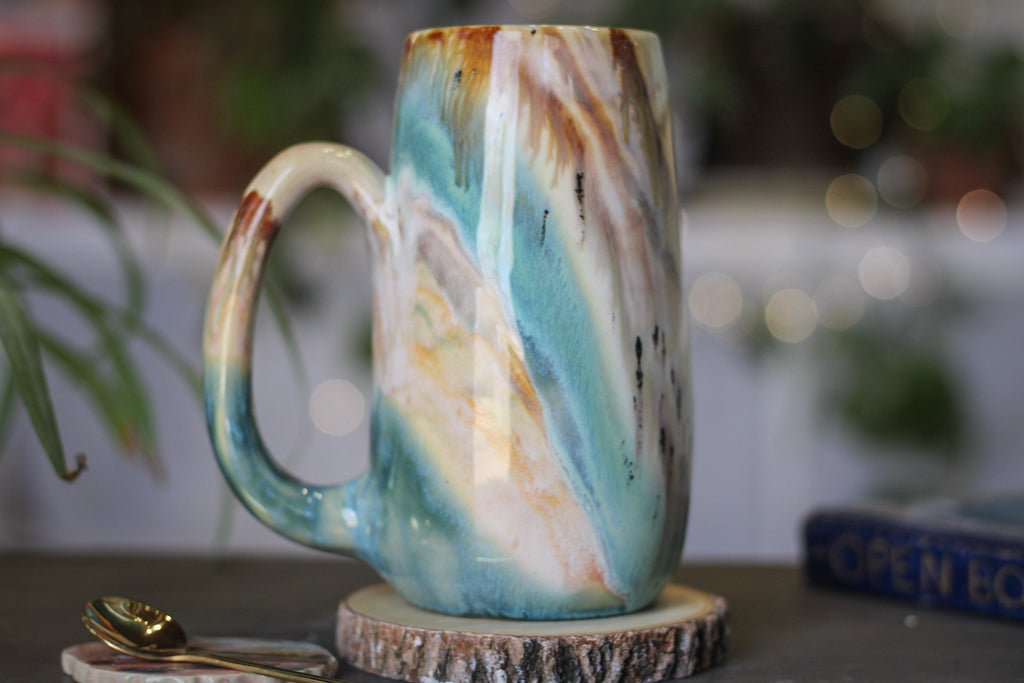 15-B Soft Earth Series PROTOTYPE Tall Mug - TOP SHELF, 28 oz.