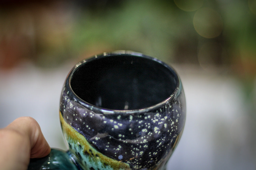 13-A Rocky Mountain Midnight Acorn Gourd Mug - TOP SHELF, 21 oz.