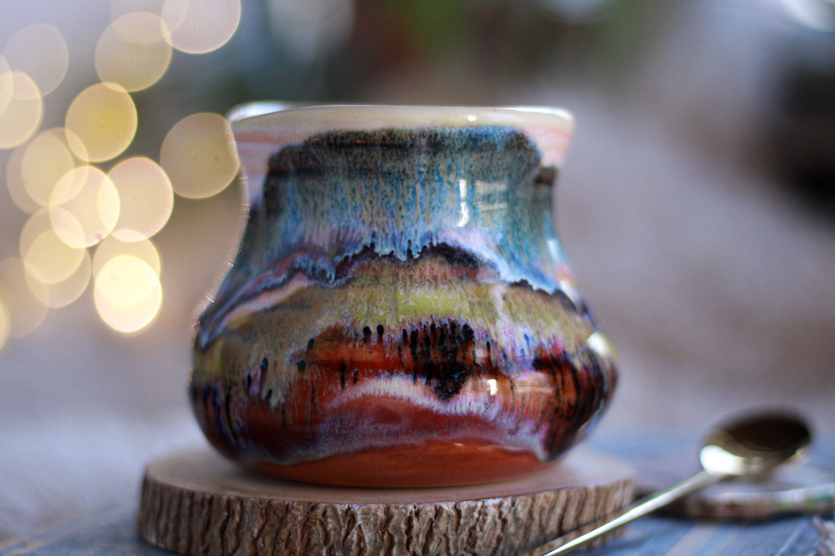 12-D EXPERIMENT Barely Flared Textured Mug, 11 oz.