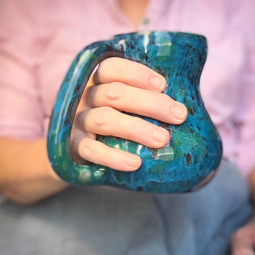 13-D Stone EXPERIMENT Curvy Mug, 19 oz.