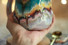 Load image into Gallery viewer, 11-C Purple Mountain Majesty PROTOTYPE Barely Flared Textured Divot Mug, 22 oz.