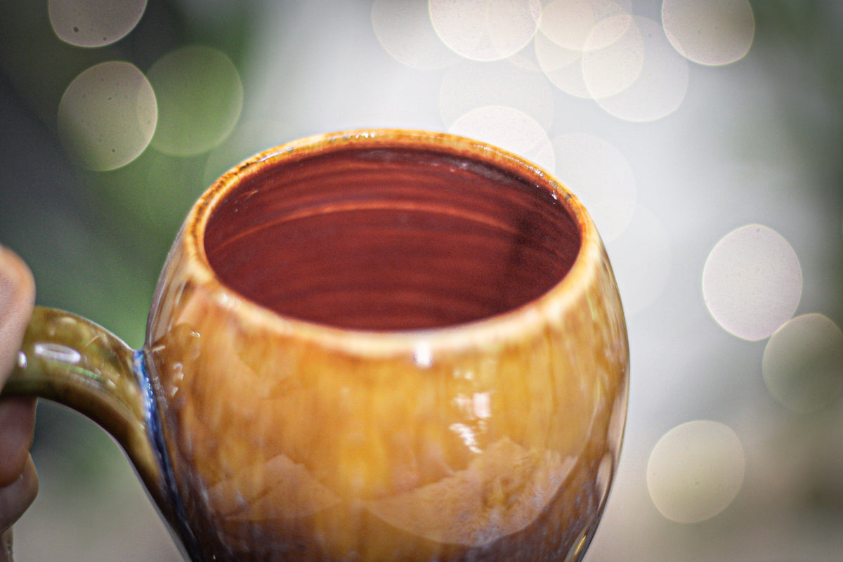14-F EXPERIMENT Acorn Gourd Mug, 17 oz.