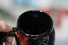 Load image into Gallery viewer, 12-F Scarlet Stellar Chaos Textured Divot Mug, 17 oz.