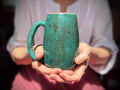 14-D Turquoise EXPERIMENT Mug, 21 oz.