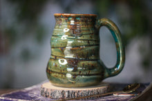 Load image into Gallery viewer, 14-F EXPERIMENT Barely Flared Textured Divot Mug, 17 oz.