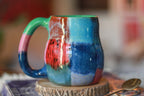 14-G Surprise Patchwork EXPERIMENT Mid Mod Mug, 14 oz.