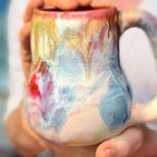 14-F Whimsy Mid Mod Mug, 17 oz. (This listing is for one mug)