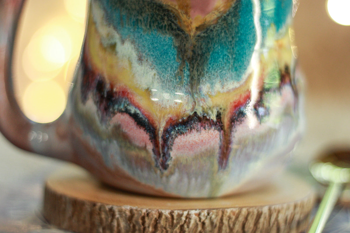 11-C Purple Mountain Majesty PROTOTYPE Barely Flared Textured Divot Mug, 22 oz.