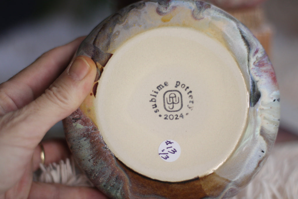 21-G Wabi-Sabi Treat Bowl, 8-10 oz. (This listing is for one bowl)