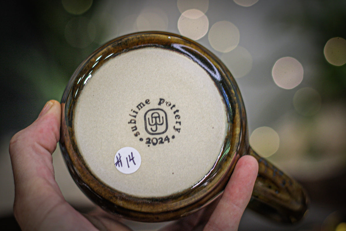 14-F EXPERIMENT Acorn Gourd Mug, 17 oz.