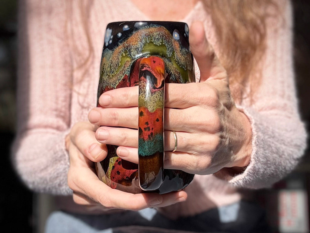 14-B Green Mountain Midnight Mug - TOP SHELF MISFIT, 25 oz.