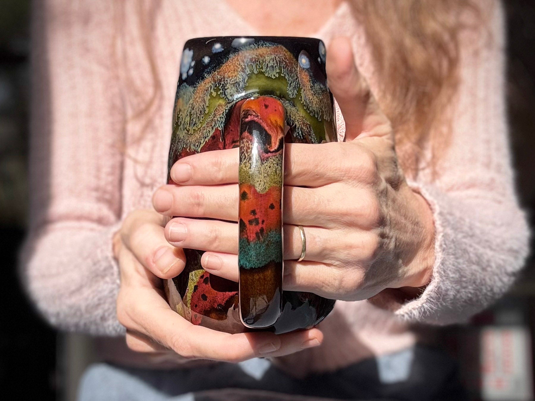 14-B Green Mountain Midnight Mug - TOP SHELF MISFIT, 25 oz.