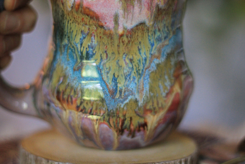 11-B EXPERIMENT Barely Flared Textured Divot Mug - MISFIT, 22 oz. - 25% off