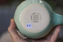 Load image into Gallery viewer, 10-D Aqua Mountains Barely Flared Textured Divot 'Cuddle' Mug, 17 oz.