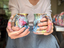 Load image into Gallery viewer, 15-E Whimsy Curvy Textured Mug, 15-16 oz (This listing is for one mug)