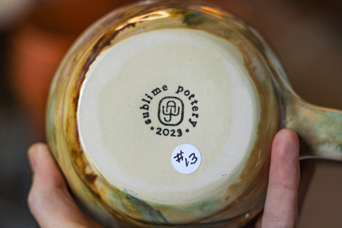 13-B EXPERIMENT Acorn Gourd Mug, 20 oz.