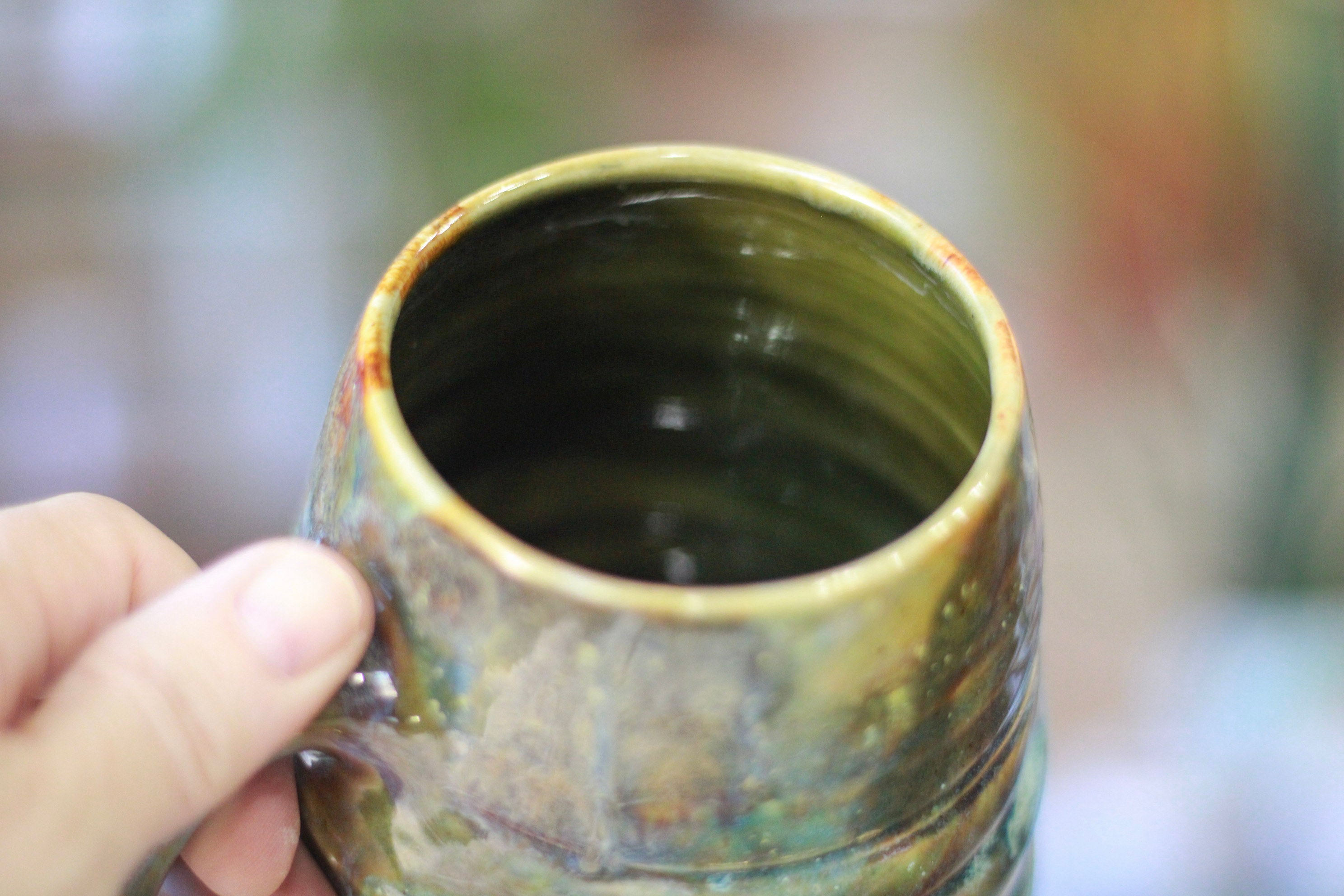 14-E Whimsy Textured Mug, 24 oz.