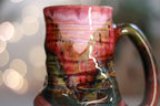 08-B Strawberry Hills Textured Divot Mug, 17 oz.
