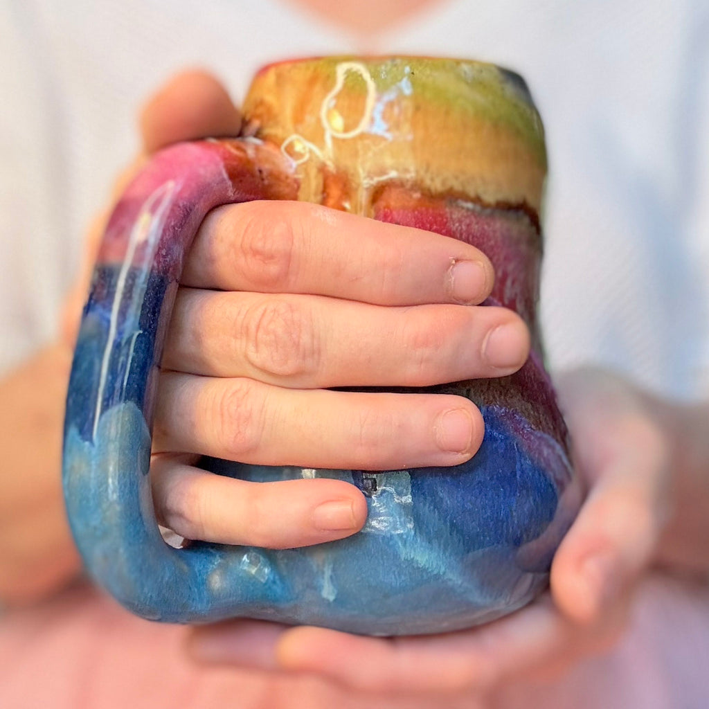 02-C Rainbow Gourd Mug, 20 oz.